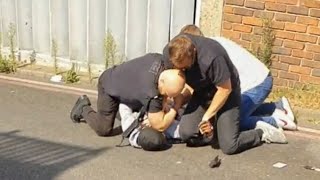 Suspect with Knife Tackled by Police in Stamford Hill [upl. by Esinehs]