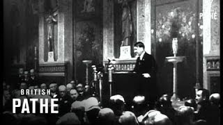 Foreign Press Conference April 1933 Aka Hitler Speaking At Foreign Press Conference 1933 [upl. by Aelber]