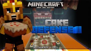 Minecraft Xbox  CAKE DEFENSE II  Découverte [upl. by Blumenfeld]