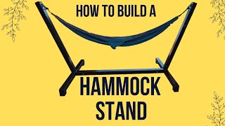 Backyard Hammock Paradise Build Your Own Steel Stand charlesforge [upl. by Yborian]