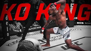 KO KING👑  Every Khalil Rountree Knockout  UFC 307 [upl. by Rysler]