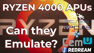 Ryzen 4000 APUs  Emulation testing for the Ryzen 3 4350G and the Ryzen 5 4650G [upl. by Pastelki]