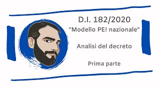 DI 1822020  Il Piano Educativo Individualizzato nazionale  Analisi del decreto  Prima parte [upl. by Litnahs572]