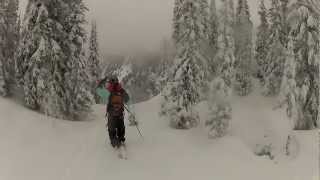 GO PRO HD 2 SKI BC EYETRIP 2 Whitewater [upl. by Ardua]