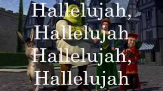 Shrek Hallelujah Lyrics [upl. by Ursi]