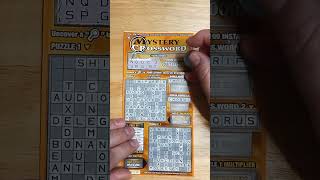 1 Million Ultimate Cash and Mystery Crossword Scratchers calotteryscratchers [upl. by Blinny]