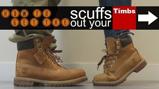 How To Get The Scuffs Out Your Timberlands [upl. by Nomael]