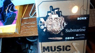 How to build a Wooden Laser cut musical Submarine model by ROKR [upl. by Viccora]