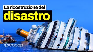 Costa Concordia la ricostruzione del naufragio dal momento dell’impatto alla rimozione del relitto [upl. by Krissie206]