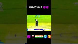 IMPOSSIBLE 😈☠️✔️🇮🇳🌏viralvideo 1000subscribers cricket [upl. by Lingwood]