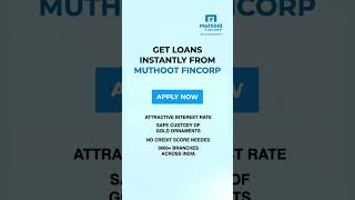 Muthoot FinCorp  Gold Loan  Easy Process [upl. by Stephania130]