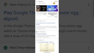 Thanos snap Google Easter egg [upl. by Ho]