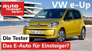 Volkswagen eUp Reicht der VW als EinsteigerEAuto  TestReview  auto motor und sport [upl. by Ecinrahs]