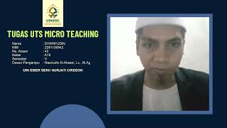 UTS MICRO TEACHING [upl. by Herrington]