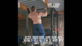 Pull Ups at 116kg  255lb [upl. by Cerelly]