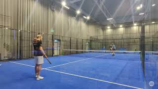 Padel Div 1 LPL LKPG  Harring Fogel vs Villius Bergström  Set 3 46  241014 [upl. by Autum]