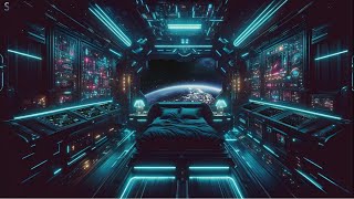 SOOTHING WHITE NOISE in a Futuristic Bedroom UNLOCK Ultimate Relaxation [upl. by Belding]