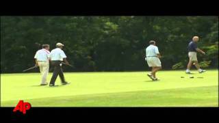 Raw Video Obama Boehner on the Golf Course [upl. by Carola]