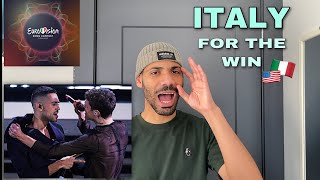 American First Reaction Mahmood amp Blanco “Brividi” Italy Eurovision Finals [upl. by Nea768]