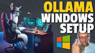 CREA LA TUA AI IN LOCALE SU WINDOWS  TUTORIAL COMPLETO OLLAMA Llama3 e Gemma2 [upl. by Nishom]