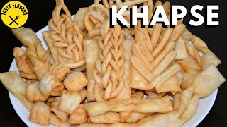 HOW TO MAKE TIBETAN KHAPSE │ KHAPSE RECIPE │ KHABSEY │ TIBETAN COOKIE │ KHAPSE DESIGN [upl. by Pauly]