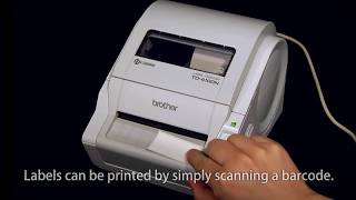 Standalone Solution using a Brother Professional Label Printer with a Barcode Reader [upl. by Fabyola]