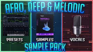 Sonance Sounds  Motion III  Afro Deep Melodic Tech House Sample Pack [upl. by Lillith]