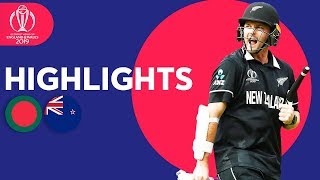 Down To Final 2 Wickets  Bangladesh vs New Zealand  Match Highlights  ICC Cricket World Cup 2019 [upl. by Armbrecht]