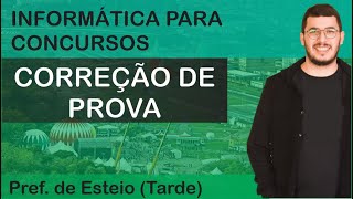 Correção de prova Esteio Tarde  Fundatec [upl. by Nortna]