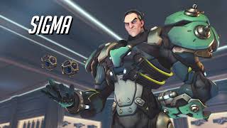 Overwatch  Sigma Voice Lines  In Game Quotes [upl. by Brindle]