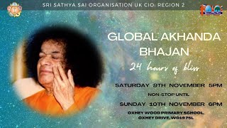 Global Akhanda Bhajans LIVE  SSSOUK CIO Region 2  Part 3 [upl. by Cherian]