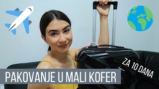 KAKO SPAKOVATI SVE U MALI KOFER 8 KG 10 DANA ✈ [upl. by Adon]