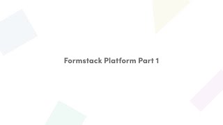 Suite Series Part 1  Formstack Forms Basic [upl. by Ydnew]