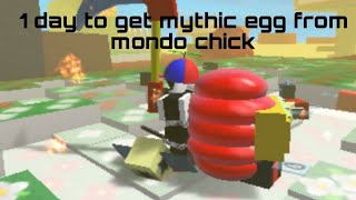 1 DAY TO GET MYTHIC EGG FROM MONDO CHICK BEE SMARM SIMULATOR [upl. by Icul]