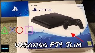 Ps4 Slim Unboxing amp Setup [upl. by Hutchinson]