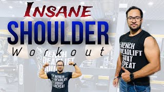 Insane Shoulder Workout  “TIGER BHAI” Unique Variation  VLOG 7 [upl. by Airot]