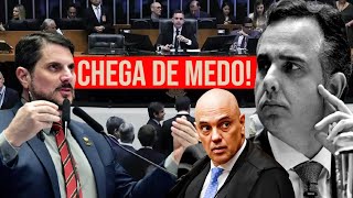 Senador METE o dedo na cara dos Senadores â€œRABO PRESOâ€ para criarem coragem no IMPEACHMENT de Moraes [upl. by Studnia]