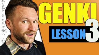 【N5】Genki 1 Lesson 3 Japanese Grammar Made Clear  ます CONJUGATION SIMPLIFIED [upl. by Risay444]