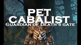 Pet Cabalist Guardian of Deaths Gates Guide Update Necromancer  Occultist Grim Dawn [upl. by Robbie]