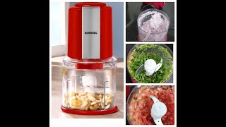 BOROSIL electric chopper Review  best electric chopper jo kitchen ka kaam kare ashan [upl. by Nomar]