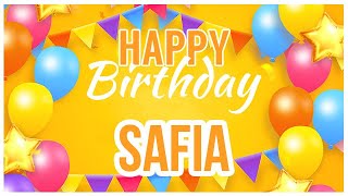 🎂 Happy Birthday Safia 🎉 Its Your Special Day 🥳 [upl. by Dillie631]