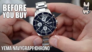 A French Breitling for 2000 Yema Navygraf Watch Review [upl. by Einnahc]