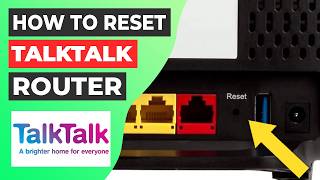 🔁 How to Reset a Router  Talktalk [upl. by Milah]