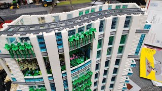 Putting floors in Lego Train Track buildings [upl. by Eimmelc]