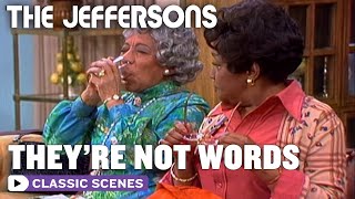 Mother Jeffersons Unique Way Of Solving Crossword Puzzles  The Jeffersons [upl. by Eula]