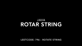 Rotar String Java [upl. by Eintrok]