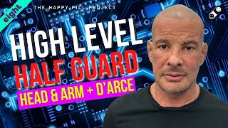 High Level Half Guard Part 8 Head amp Arm  Darce transition [upl. by Llehcram204]