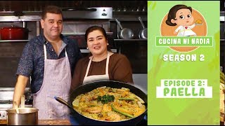 Paella Recipe How to cook Paella by Cucina ni Nadia [upl. by Nonnac]