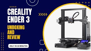 Ultimate 3D Printer Unboxing and Setup 🖨️✨ Creality Ender 3 [upl. by Aicatsanna]