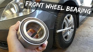 HOW TO REPLACE FRONT WHEEL BEARINGS without PRESS [upl. by Essam]